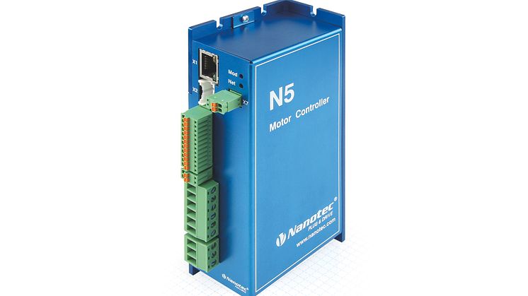 Nanotec N5 a Motor Controller for EtherNet/IP and Modbus/TCP