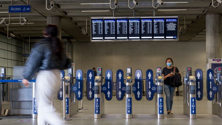 Screen times: Thameslink's new passenger information screens at St Pancras can display 128 departures at one time