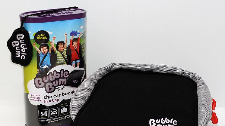 BubbleBum är en liten, smart, transportabel & uppblåsbar bilbälteskudde! 