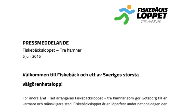 Fiskebäcksloppet förväntas samla in över 300 000 kr till utsatta barn i Göteborg