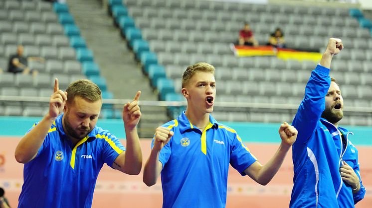Svenska herrlandslaget redo för kvartsfinal mot Kina på VM i bordtennis
