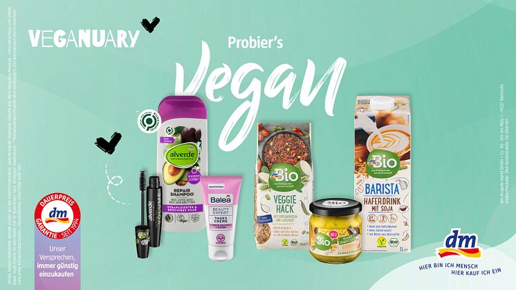 Veganer Start ins neue Jahr: Veganuary mit dm