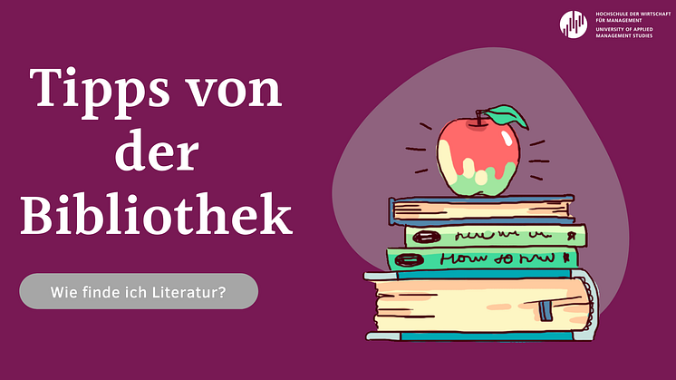 Wie finde ich die passende Literatur für mein Thema? Die HdWM-Bibliothek gibt Tipps für die Literaturrecherche