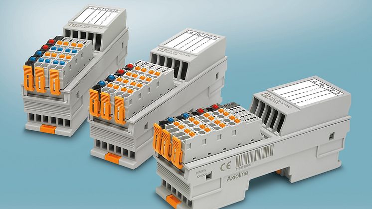 Kompakte I/O-moduler til automatikkskapet