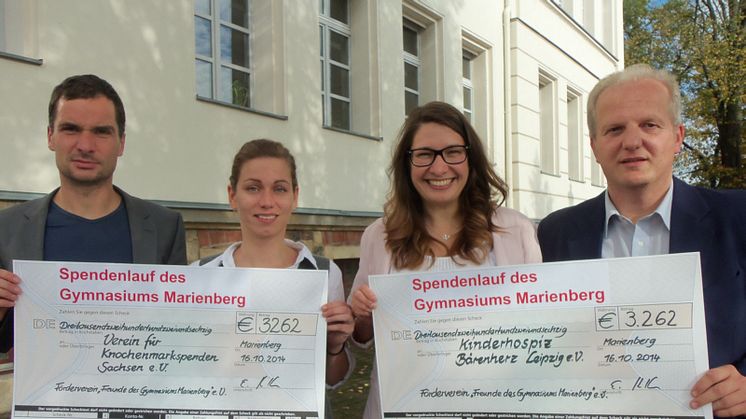 Gymnasium Marienberg sammelt mit Sponsorenlauf