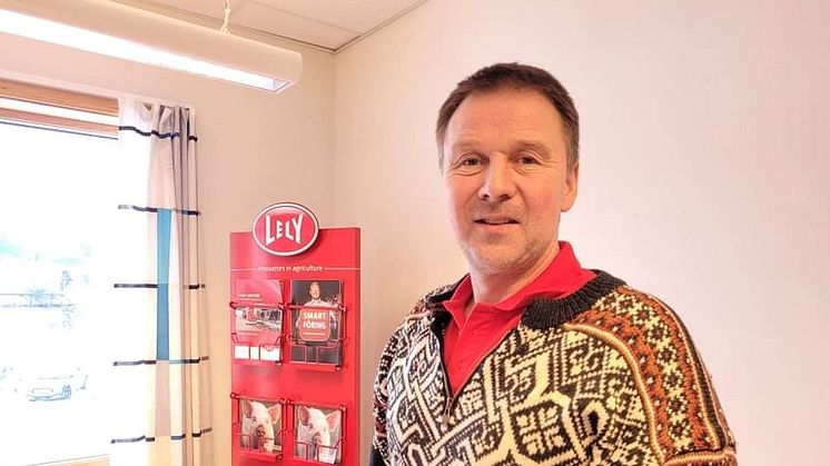 Lars Petter Bartnes hadde sin første arbeidsdag i Fjøssystemer Midt-Norge den 1. februar
