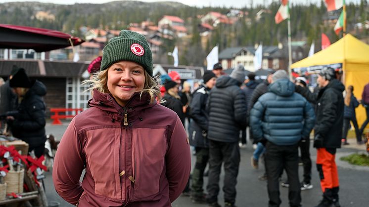 Mässgeneralen Linnéa Frisk är nöjd efter den lyckade mässhelgen på Vemdalsskalet!