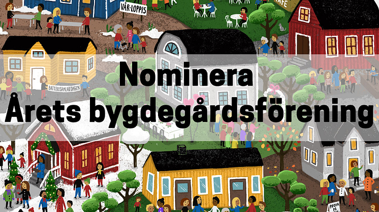Årets bygdegårdsförening - finns den i Lindesbergs kommun?
