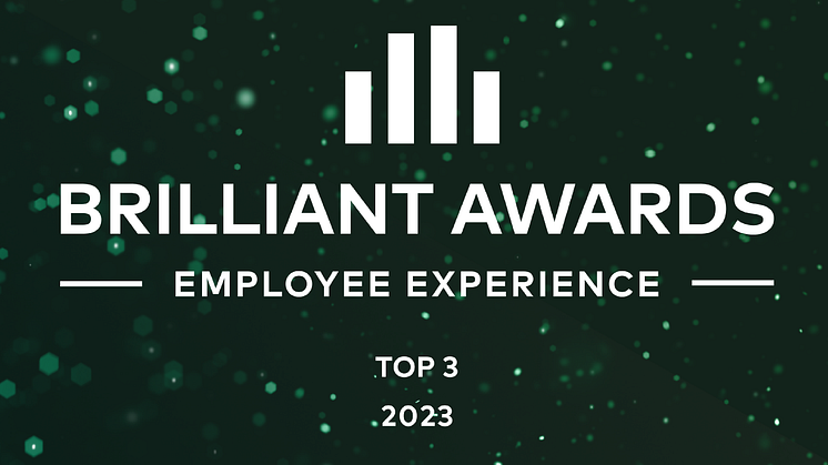 Brilliant Awards Employee Experience Top 3 2023_green