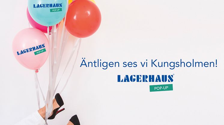 Lagerhaus öppnar pop-up butik i Västermalmsgallerian på Kungsholmen!