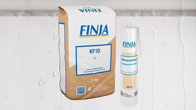 Finjas KF10 – Ny fugemasse for fliser og naturstein i 10 farger