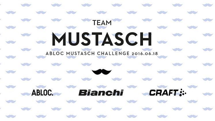 Team Mustasch cyklar snabbt och snyggt för Mustaschkampen