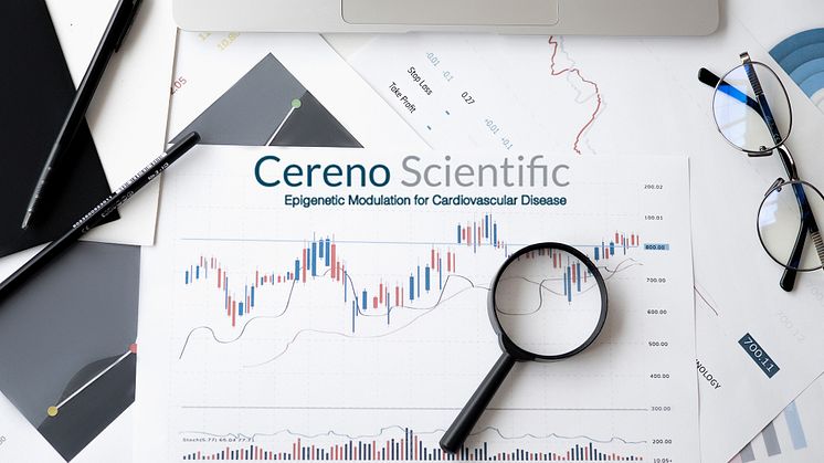 Teckningsoptioner av serie TO1 tecknades till cirka 96,9 procent och Cereno Scientific AB (publ) tillförs cirka 95,3 MSEK