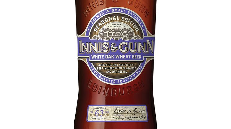 Innis & Gunn White Oak Wheat Beer – skotsk ekfatslagrad veteöl flörtar med tysk Kristallweizen