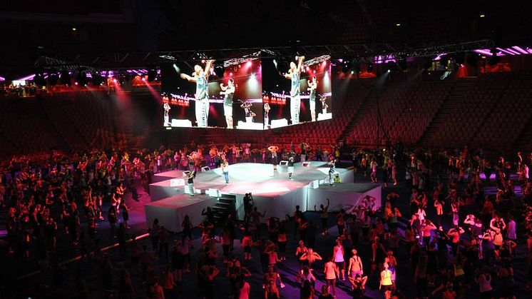 Les Mills SUPER SATURDAY fick Globen att gunga 