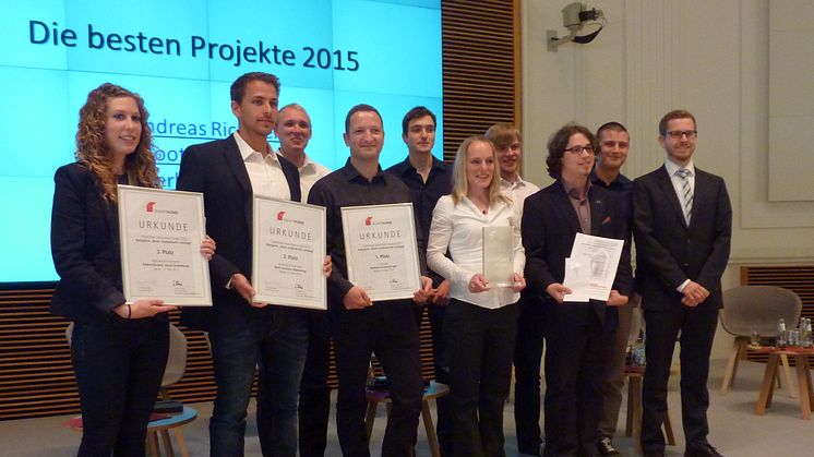 1. Platz beim „SmartHome Award Deutschland 2015“ an Studierende des Masterstudiengangs Telematik der TH Wildau