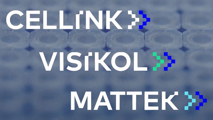 De tre företagen introducerar tillsammans det första tjänsteerbjudandet i sitt slag inom fullständig 3D-biotillverkning och tjänster för in vitro-analys.