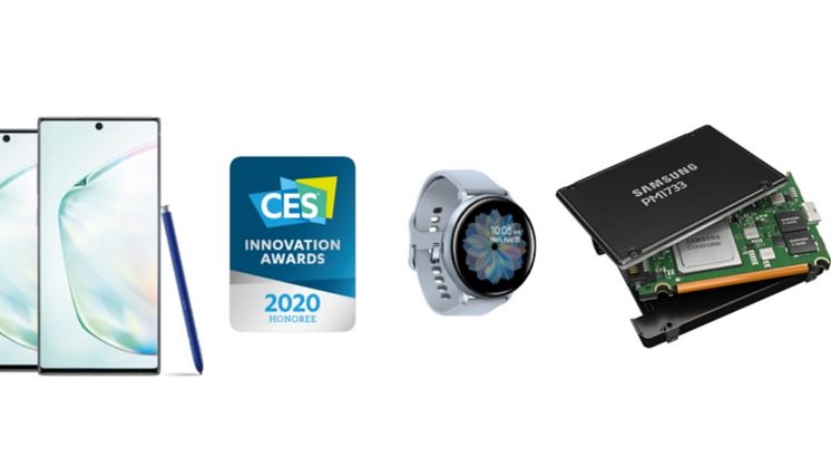 Samsung vinner 46 CES 2020 Innovation Awards för enastående design och teknik 