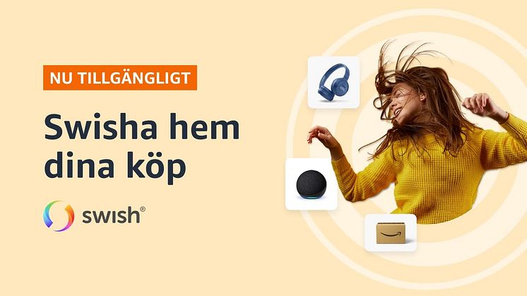 Nu finns Swish som betalmetod på Amazon.se