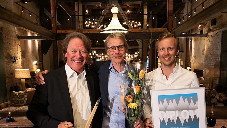 Till vänster Peter Östbergh, Fjällchef, mitten Thomas Ringbrant VD, till höger Pontus Lindh Marknadschef