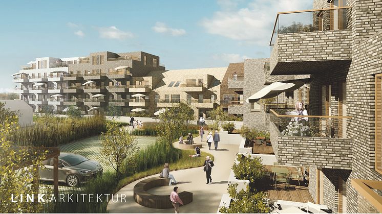 Riksbyggen och LINK arkitektur vinner markanvisning i Vellinge