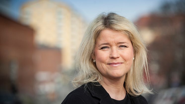 Maria Carvinge, marknadschef på Norrenergi, leder Prisdialogen-samtalen.