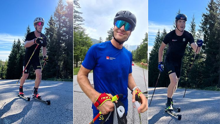 Längdherrarna startar lägersäsongen med ett 300 kilometer långt förflyttningsläger mellan Falun och Södertälje. Foto: SSF