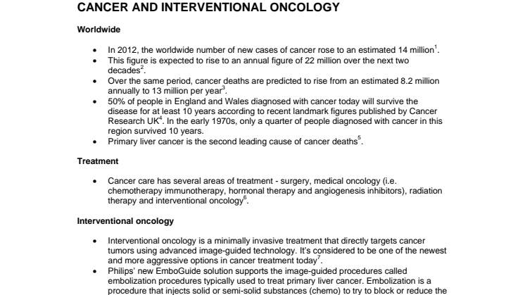 Philips expands interventional oncology portfolio with EmboGuide to see, reach and treat tumor lesions