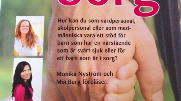 Barn och Sorg - Monika Nyström och Mia Berg föreläser