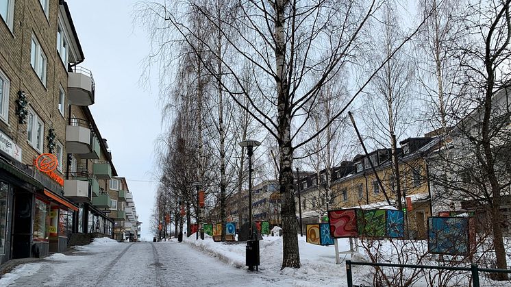 Tillsammans med medborgarna och näringslivet ska planerna för den framtida Uddmansgatan och dess innehåll ta form. Foto: Emelie Nyberg