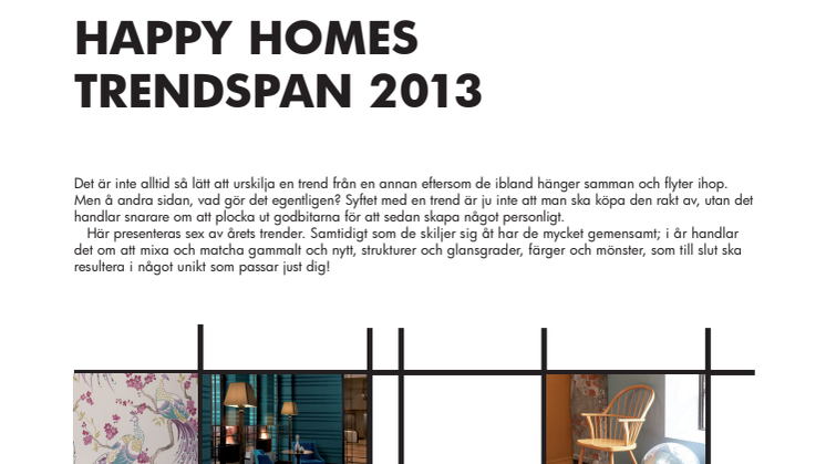 Happy Homes Trendspan 2013