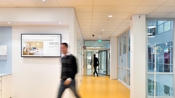 Cygate utrustar Swedbanks bankkontor med digital skyltning 