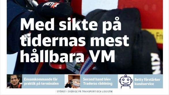 Nytt nummer av Sveriges största tidning om transport och logistik