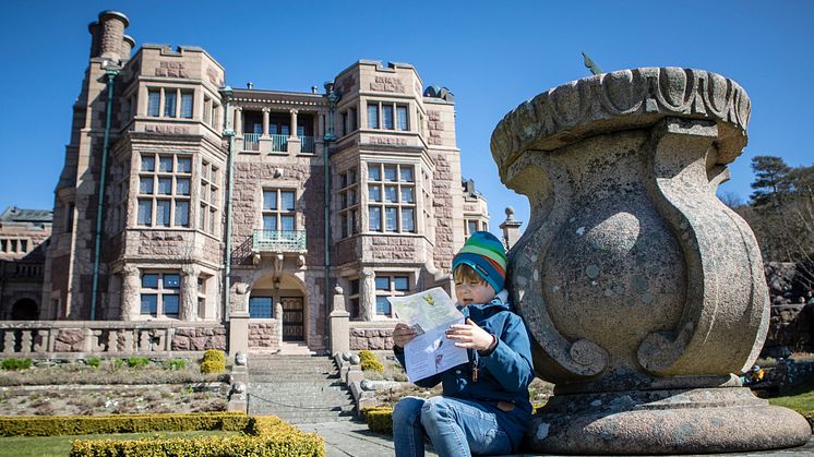 Påskäggsjakt på Tjolöholms Slott under påskhelgen