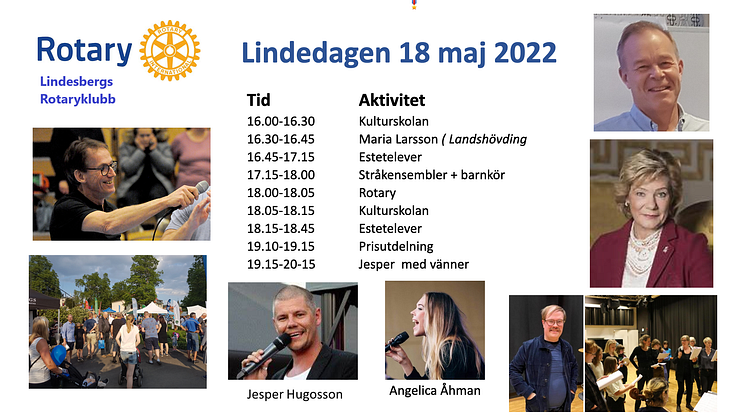 ​Lindesbergs breda kulturutbud presenteras på Lindedagen