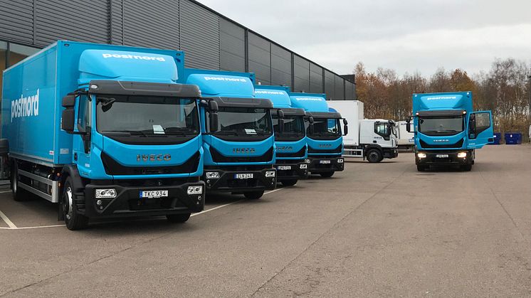 IVECO Eurocargo på väg till PostNord