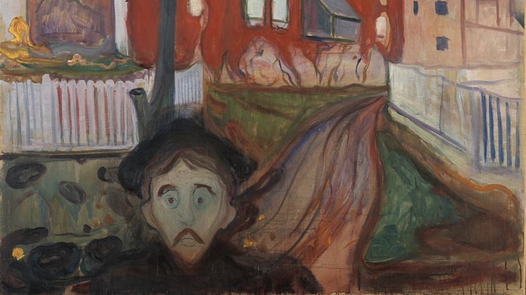 Edvard Munch, Red Virgina Creeper 1898-1900