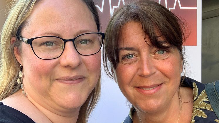 Anna Bergkvist, ordförande och Katarina Nydahl, verksamhetsledare