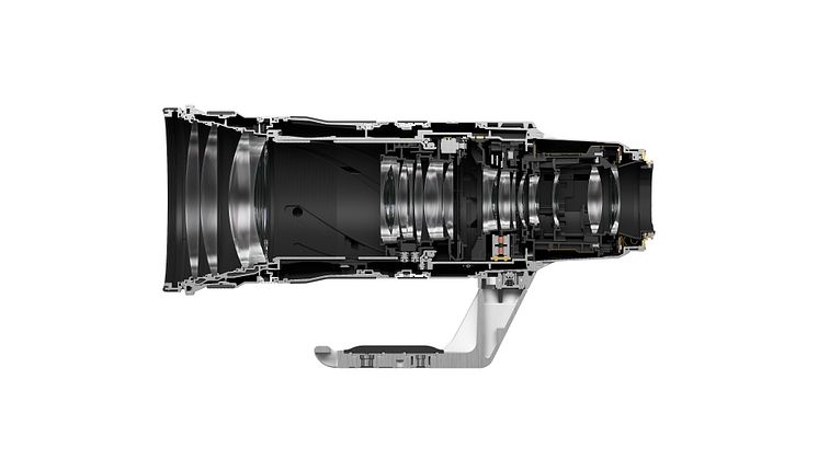 Canon RF 100-300mm F2.8L IS USM Cross Section LEFT SIDE