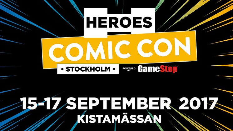 Comic Con Stockholm ingår partnerskap med GameStop.