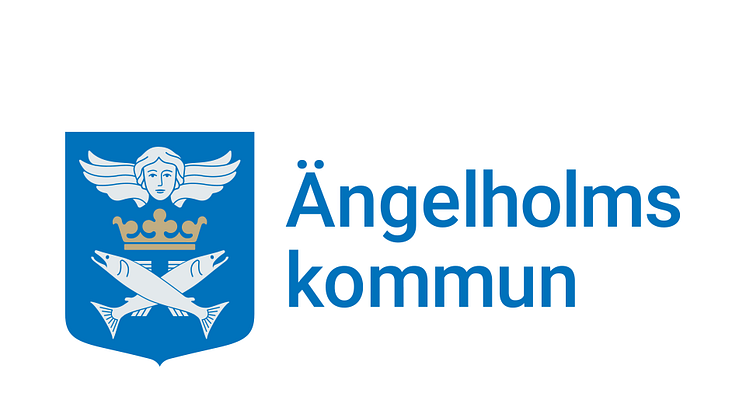 Ängelholms kommuns reviderade logotyp. Den och den grafiska profilen ska upp till beslut i kommunfullmäktige den 24 juni.