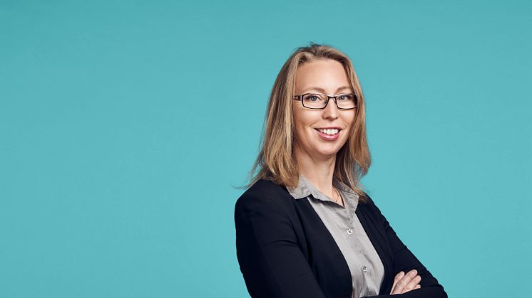 Emma Fernlöf från Hogia är en av talarna på kollektivtrafikmässan IT-Trans i Karlsruhe i början av mars.
