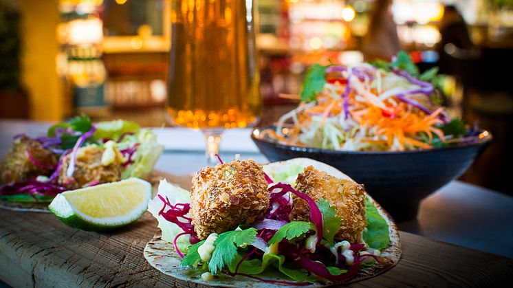 Braxenfritters som serveras på Urban Deli Sveavägen