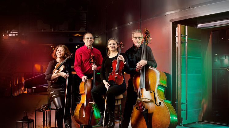 Johanna Tafvelin, Mikael Wenhov, Jenny Augustinsson och Björn Malmqvist. Foto: Juliana Fälldin