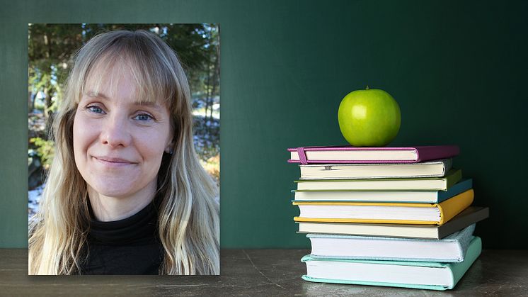 Karin Herlitz har skrivit ”Skönlitteratur i undervisningen – mod och metod för arbete med läsning i klassrummet”