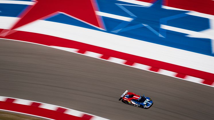 No. 67 Ford GT at COTA 2016