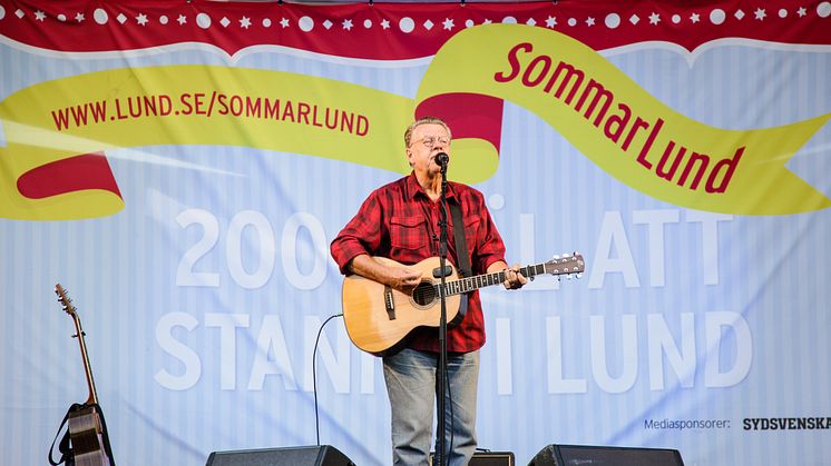 Publikrekord på Wiehe-konsert i Lunds stadspark