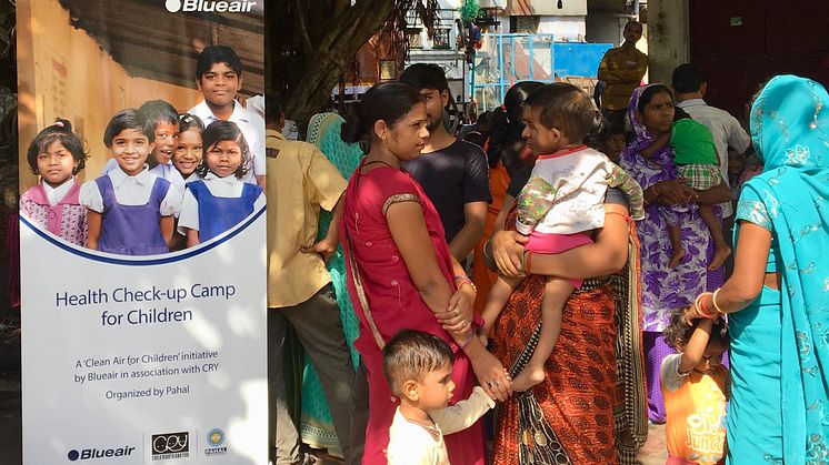 Blueair Health Check-up Camp in Badlipur, Delhi