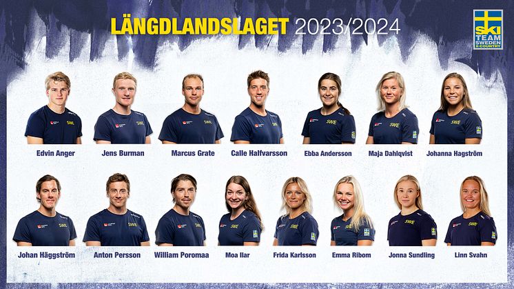 Längdlandslaget 2023/2024 är uttaget och presenteras tillsammans med Team BUAHAUS.