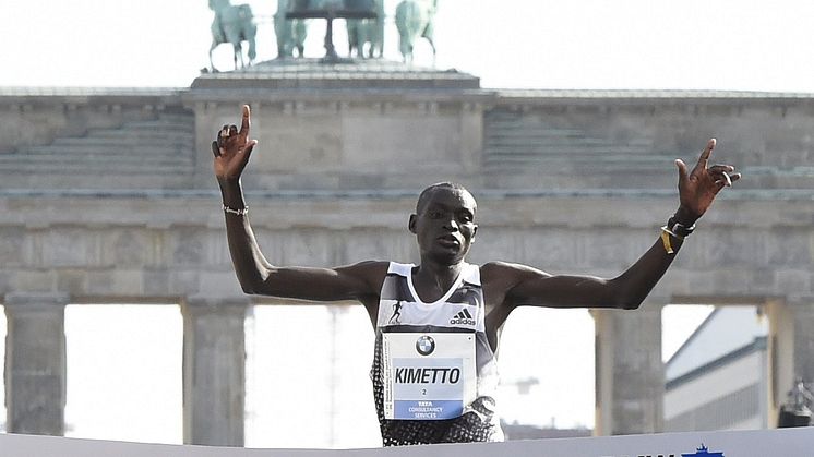 Continentalin kumiteknologia Berliinin maratonin voittajan Dennis Kimetton tukena